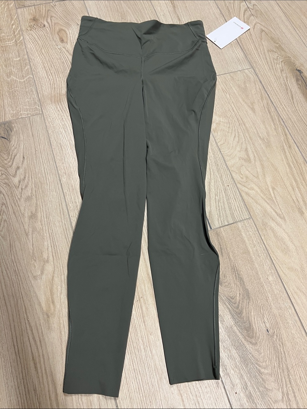 lululemon athletica base pace HR tight 28’ Olive Green High-Rise Leggings